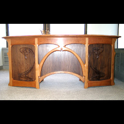 [Full-Size Art Nouveau Desk]