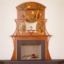 Art Nouveau Fireplace