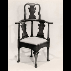 Queen Anne Highback Corner Chair