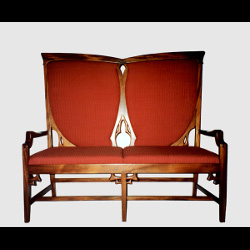 Art Nouveau Settle