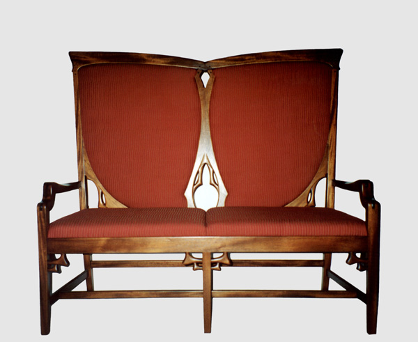 Art Nouveau Settle